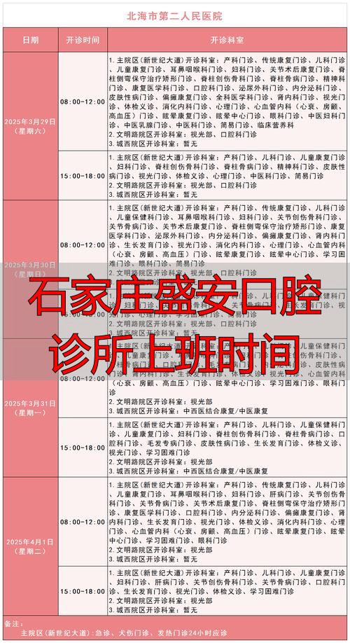 石家庄盛安口腔诊所上班时间_石家庄口腔门诊部_石家庄口腔诊所什么时候开门