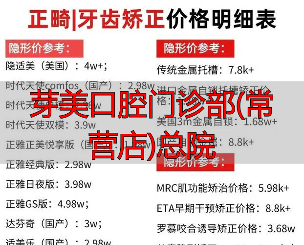 口腔医院诊所_口腔医院牙科_芽美口腔门诊部(常营店)总院