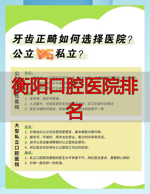 衡阳选口腔医院别只看排名！牙医教你按孩子、正畸等需求找对靠谱医院