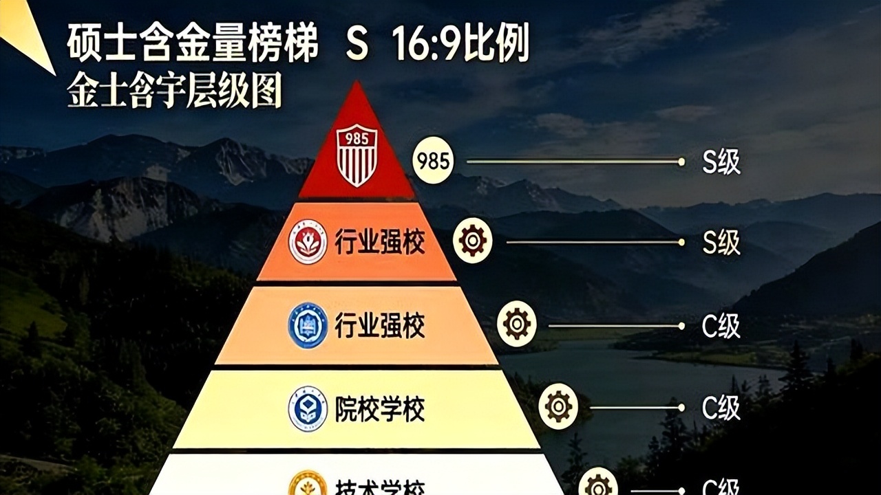 26考研硕士含金量梯队表_起薪院校赛道选择_mba硕士分数线